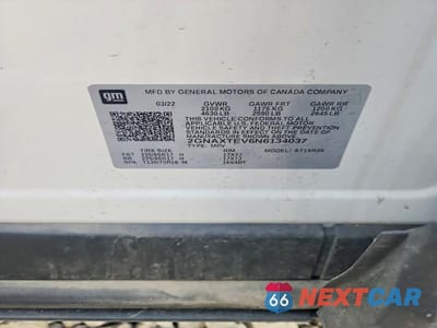 Zdjęcie 14 z 14 samochodu: 2022 CHEVROLET EQUINOX LT VIN:2GNAXTEV6N6134037 - miniatura