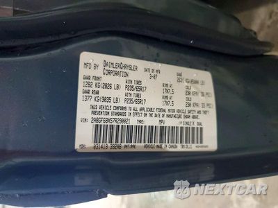 Zdjęcie 13 z 13 samochodu: 2007 CHRYSLER PACIFICA TOURING VIN:2A8GF68X57R290021 - miniatura
