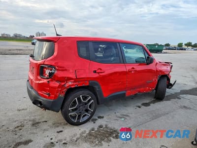 Trzecie zdjęcie samochodu z tyłu: 2021 JEEP RENEGADE SPORT VIN:ZACNJCAB1MPM52363 - miniatura