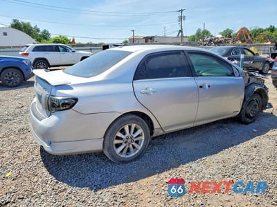Trzecie zdjęcie samochodu z tyłu: 2009 TOYOTA COROLLA S VIN:2T1BU40E29C096927 - miniatura
