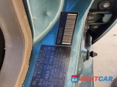Zdjęcie 12 z 12 samochodu: 2003 KIA RIO BASE VIN:KNADC125636281761 - miniatura
