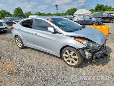 Czwarte zdjęcie samochodu z boku: 2011 HYUNDAI ELANTRA LIMITED VIN:5NPDH4AE2BH035396 - miniatura