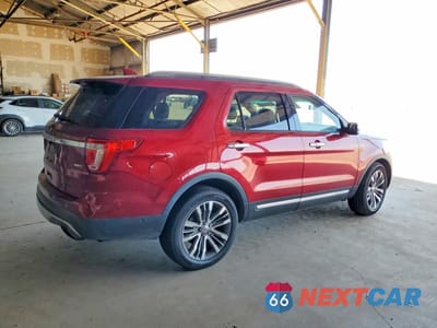 Trzecie zdjęcie samochodu z tyłu: 2017 FORD EXPLORER PLATINUM VIN:1FM5K8HT8HGA14630 - miniatura