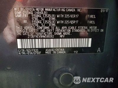 Zdjęcie 14 z 14 samochodu: 2017 TOYOTA RAV4 LE VIN:2T3BFREV9HW599262 - miniatura