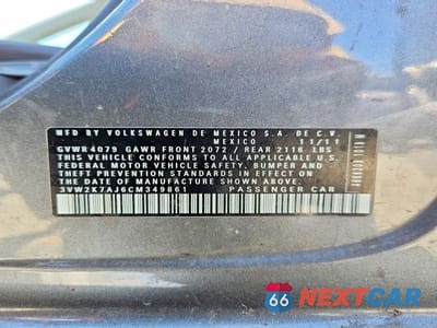 Zdjęcie 13 z 13 samochodu: 2012 VOLKSWAGEN JETTA BASE VIN:3VW2K7AJ6CM349861 - miniatura