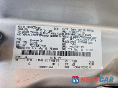 Zdjęcie 12 z 12 samochodu: 2015 FORD C-MAX SE VIN:1FADP5AU0FL118378 - miniatura
