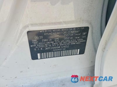 Zdjęcie 12 z 12 samochodu: 2021 HYUNDAI ACCENT SE VIN:3KPC24A66ME129052 - miniatura