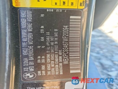 Zdjęcie 13 z 13 samochodu: 2007 BMW X3 3.0SI VIN:WBXPC93467WF20094 - miniatura