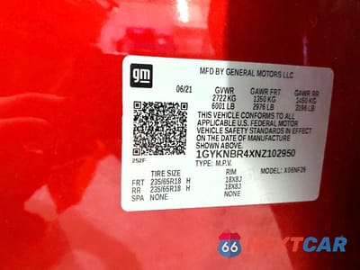 Zdjęcie 14 z 14 samochodu: 2022 CADILLAC XT5 LUXURY VIN:1GYKNBR4XNZ102950 - miniatura