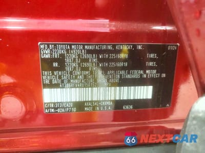 Zdjęcie 13 z 13 samochodu: 2024 TOYOTA RAV4 XLE PREMIUM VIN:4T3B6RFV4RU150152 - miniatura