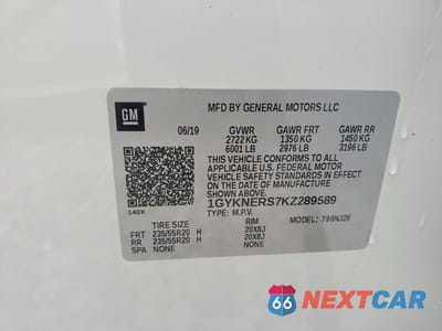Zdjęcie 13 z 13 samochodu: 2019 CADILLAC XT5 PREMIUM LUXURY VIN:1GYKNERS7KZ289589 - miniatura