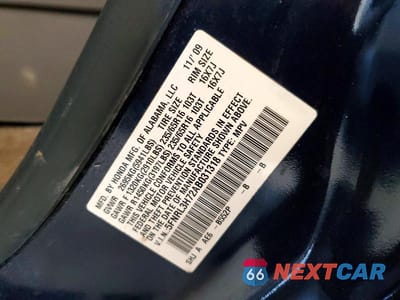 Zdjęcie 13 z 13 samochodu: 2010 HONDA ODYSSEY EXL VIN:5FNRL3H72AB031318 - miniatura