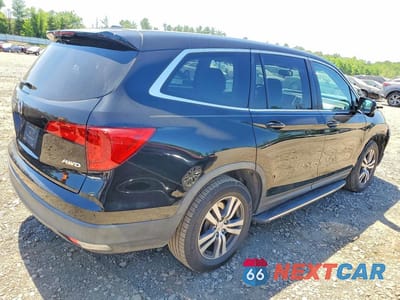 Trzecie zdjęcie samochodu z tyłu: 2017 HONDA PILOT EXL VIN:5FNYF6H57HB003382 - miniatura