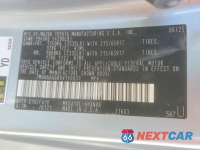 Zdjęcie 14 z 14 samochodu: 2025 TOYOTA COROLLA CROSS L VIN:7MUAAAAG8SV145831 - miniatura