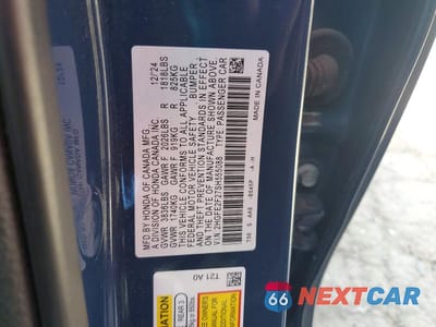 Zdjęcie 12 z 12 samochodu: 2025 HONDA CIVIC LX VIN:2HGFE2F27SH555088 - miniatura