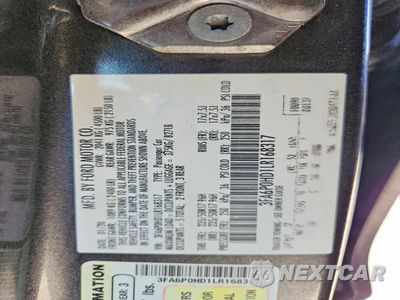 Zdjęcie 12 z 12 samochodu: 2020 FORD FUSION SE VIN:3FA6P0HD1LR168317 - miniatura
