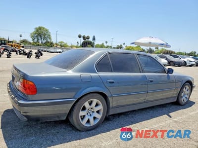 Trzecie zdjęcie samochodu z tyłu: 2000 BMW 740 IL VIN:WBAGH8349YDP13176 - miniatura