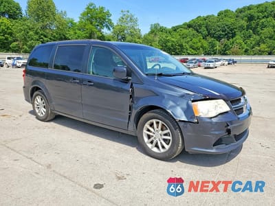Czwarte zdjęcie samochodu z boku: 2014 DODGE GRAND CARAVAN SXT VIN:2C4RDGCG6ER373862 - miniatura