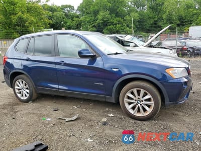 Czwarte zdjęcie samochodu z boku: 2014 BMW X3 XDRIVE28I VIN:5UXWX9C55E0D29934 - miniatura