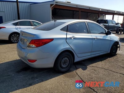 Trzecie zdjęcie samochodu z tyłu: 2012 HYUNDAI ACCENT GLS VIN:KMHCT4AE4CU254616 - miniatura