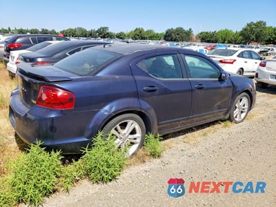 Trzecie zdjęcie samochodu z tyłu: 2012 DODGE AVENGER SXT VIN:1C3CDZEG9CN309814 - miniatura