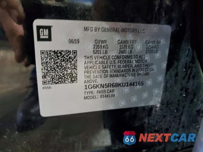 Zdjęcie 12 z 12 samochodu: 2019 CADILLAC CT6 SPORT VIN:1G6KN5R68KU144165 - miniatura