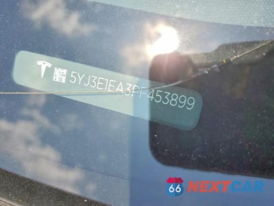Zdjęcie 12 z 12 samochodu: 2023 TESLA MODEL 3 VIN:5YJ3E1EA3PF453899 - miniatura