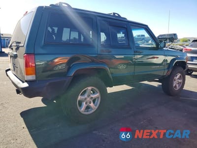 Trzecie zdjęcie samochodu z tyłu: 2000 JEEP CHEROKEE SPORT VIN:1J4FF48S9YL268300 - miniatura