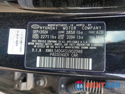Zdjęcie 12 z 12 samochodu: 2025 HYUNDAI ELANTRA SEL CONVENIENCE VIN:KMHLS4DG4SU902048 - miniatura
