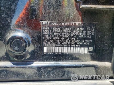 Zdjęcie 13 z 13 samochodu: 2025 HONDA HR-V SPORT VIN:3CZRZ1H51SM729539 - miniatura
