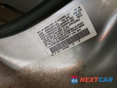 Zdjęcie 13 z 13 samochodu: 2010 HONDA ODYSSEY EXL VIN:5FNRL3H75AB023617 - miniatura