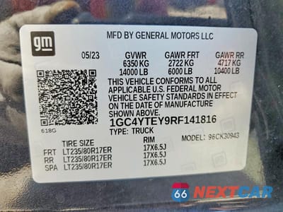 Zdjęcie 13 z 13 samochodu: 2024 CHEVROLET SILVERADO K3500 LT VIN:1GC4YTEY9RF141816 - miniatura