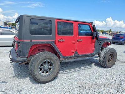 Trzecie zdjęcie samochodu z tyłu: 2008 JEEP WRANGLER UNLIMITED X VIN:1J4GA39148L643030 - miniatura