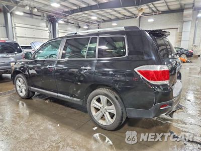 Drugie zdjęcie samochodu z przodu: 2013 TOYOTA HIGHLANDER LIMITED VIN:5TDDK3EH8DS237396 - miniatura