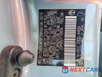 Zdjęcie 12 z 12 samochodu: 2015 TOYOTA PRIUS VIN:JTDKN3DU1F1928296 - miniatura