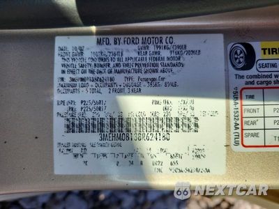 Zdjęcie 12 z 12 samochodu: 2008 MERCURY MILAN PREMIER VIN:3MEHM08138R624180 - miniatura