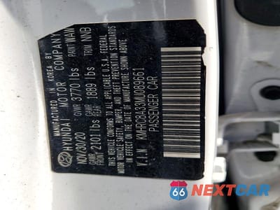 Zdjęcie 12 z 12 samochodu: 2021 HYUNDAI VENUE SEL VIN:KMHRC8A33MU089661 - miniatura