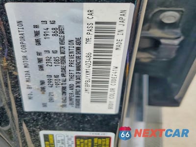Zdjęcie 12 z 12 samochodu: 2021 MAZDA 3 VIN:JM1BPBJYXM1403486 - miniatura