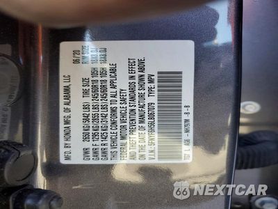 Zdjęcie 14 z 14 samochodu: 2020 HONDA PILOT EXL VIN:5FNYF6H56LB067079 - miniatura