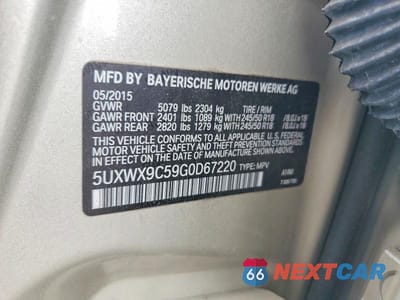 Zdjęcie 13 z 13 samochodu: 2016 BMW X3 XDRIVE28I VIN:5UXWX9C59G0D67220 - miniatura