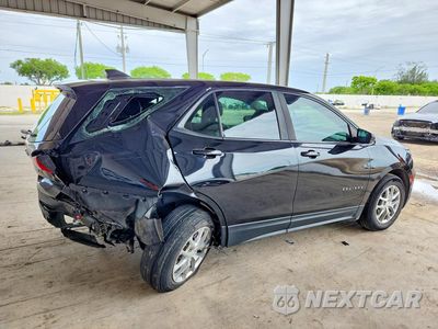 Trzecie zdjęcie samochodu z tyłu: 2022 CHEVROLET EQUINOX LS VIN:2GNAXHEVXN6151887 - miniatura