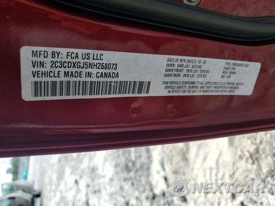 Zdjęcie 12 z 12 samochodu: 2022 DODGE CHARGER SCAT PACK VIN:2C3CDXGJ5NH268073 - miniatura