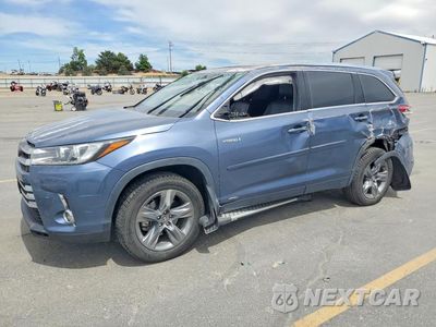 2019 TOYOTA HIGHLANDER HYBRID LIMITED PLATINUM 5TDDGRFHXKS077991 - główne zdjęcie licytacji z USA - miniatura