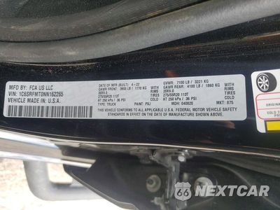 Zdjęcie 12 z 12 samochodu: 2022 RAM 1500 BIG HORN VIN:1C6SRFMT0NN162265 - miniatura