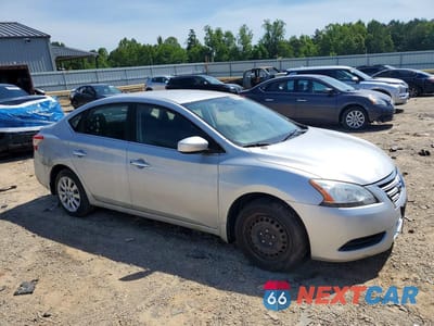 Czwarte zdjęcie samochodu z boku: 2014 NISSAN SENTRA SV VIN:3N1AB7AP5EY216283 - miniatura