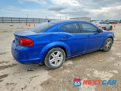 Trzecie zdjęcie samochodu z tyłu: 2013 DODGE AVENGER SXT VIN:1C3CDZCB5DN656971 - miniatura