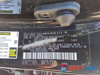 Zdjęcie 13 z 13 samochodu: 2025 TOYOTA COROLLA CROSS LE VIN:7MUCAAAG0SV143385 - miniatura