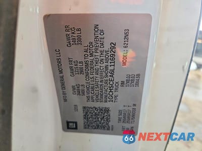 Zdjęcie 13 z 13 samochodu: 2020 CHEVROLET COLORADO LT VIN:1GCHSCEA6L1169292 - miniatura