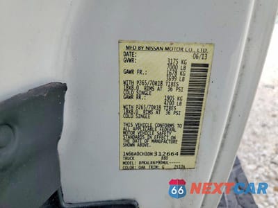 Zdjęcie 12 z 12 samochodu: 2013 NISSAN TITAN S VIN:1N6BA0CH1DN312664 - miniatura