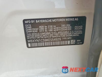 Zdjęcie 12 z 12 samochodu: 2019 BMW X2 M35I VIN:WBXYN1C59KES54929 - miniatura